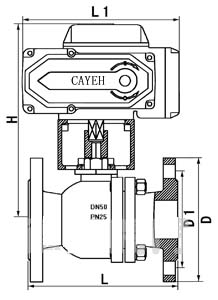 CYQ941F电动法兰球阀