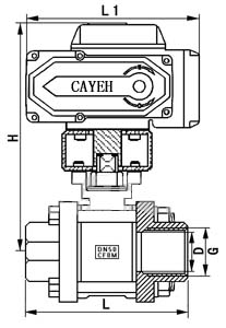 CYQ911F电动牙口球阀