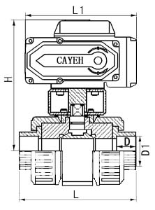 CYUQ921F电动UPVC球阀